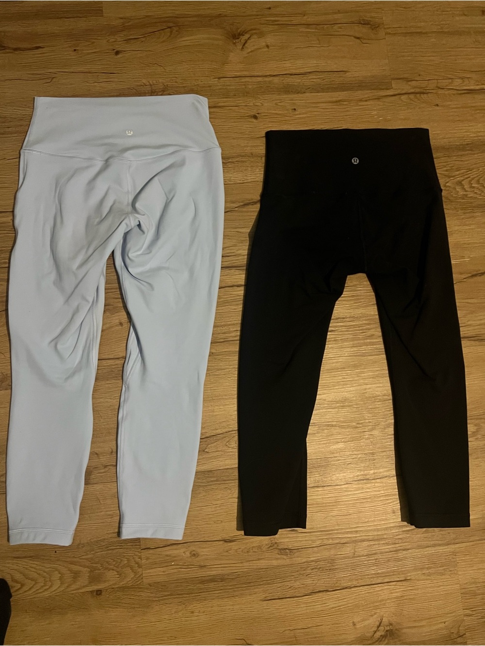 Lululemon Leggings Lot Size 6 & 8 Lavender & Black Activewear